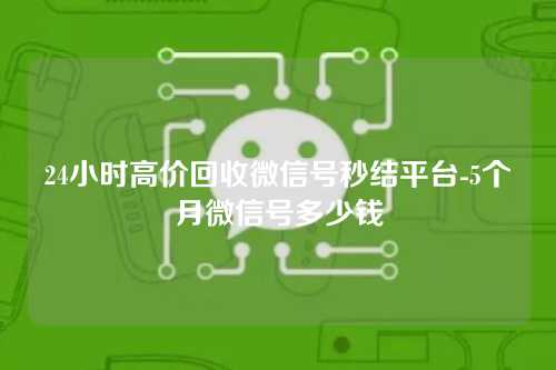 24小时高价回收微信号秒结平台-5个月微信号多少钱