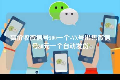 高价收微信号500一个-VX号出售微信号30元一个自动发货