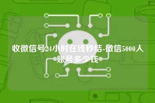 收微信号24小时在线秒结-微信5000人账号多少钱